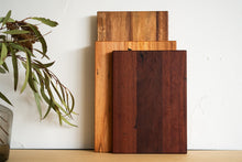 Load image into Gallery viewer, Upcycled Timber Chopping boards
